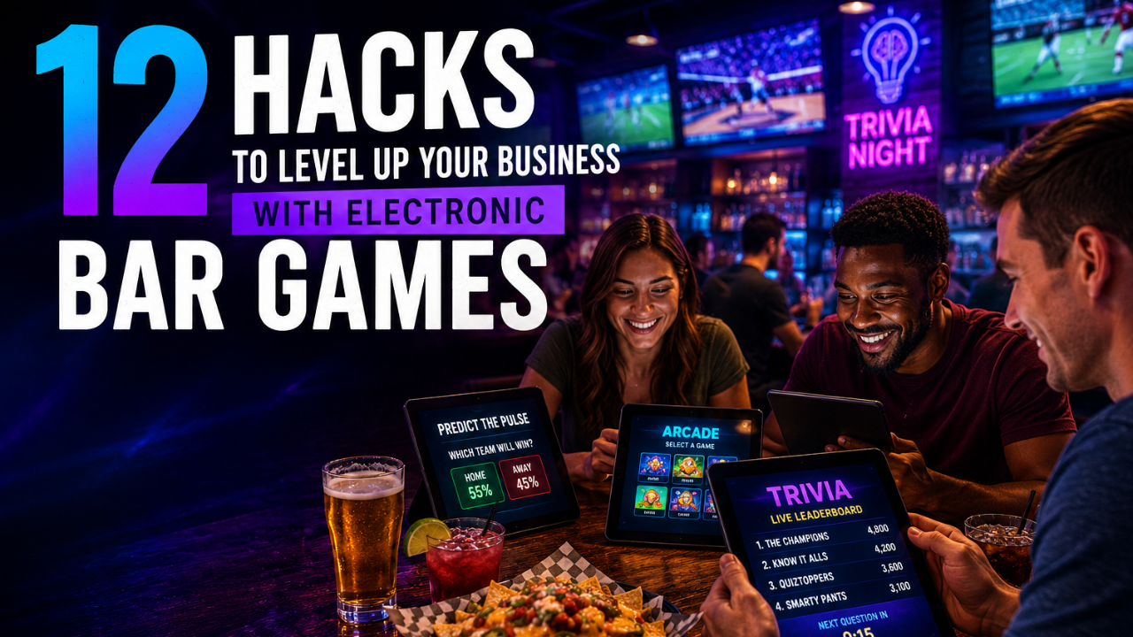 Electronic Bar Games: 12 Ideas to Increase Customer Engagement and Revenue